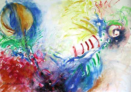 Painting of Brahms violin concerto