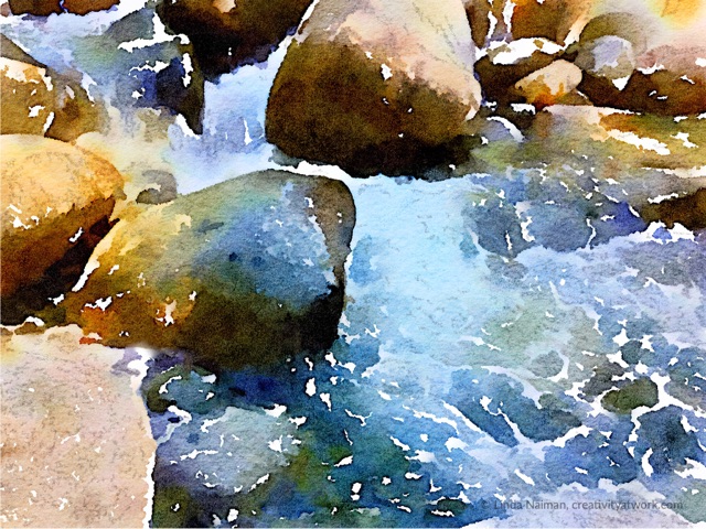Lynn Canyon Rocks and Rapids By Linda Naiman © 2017