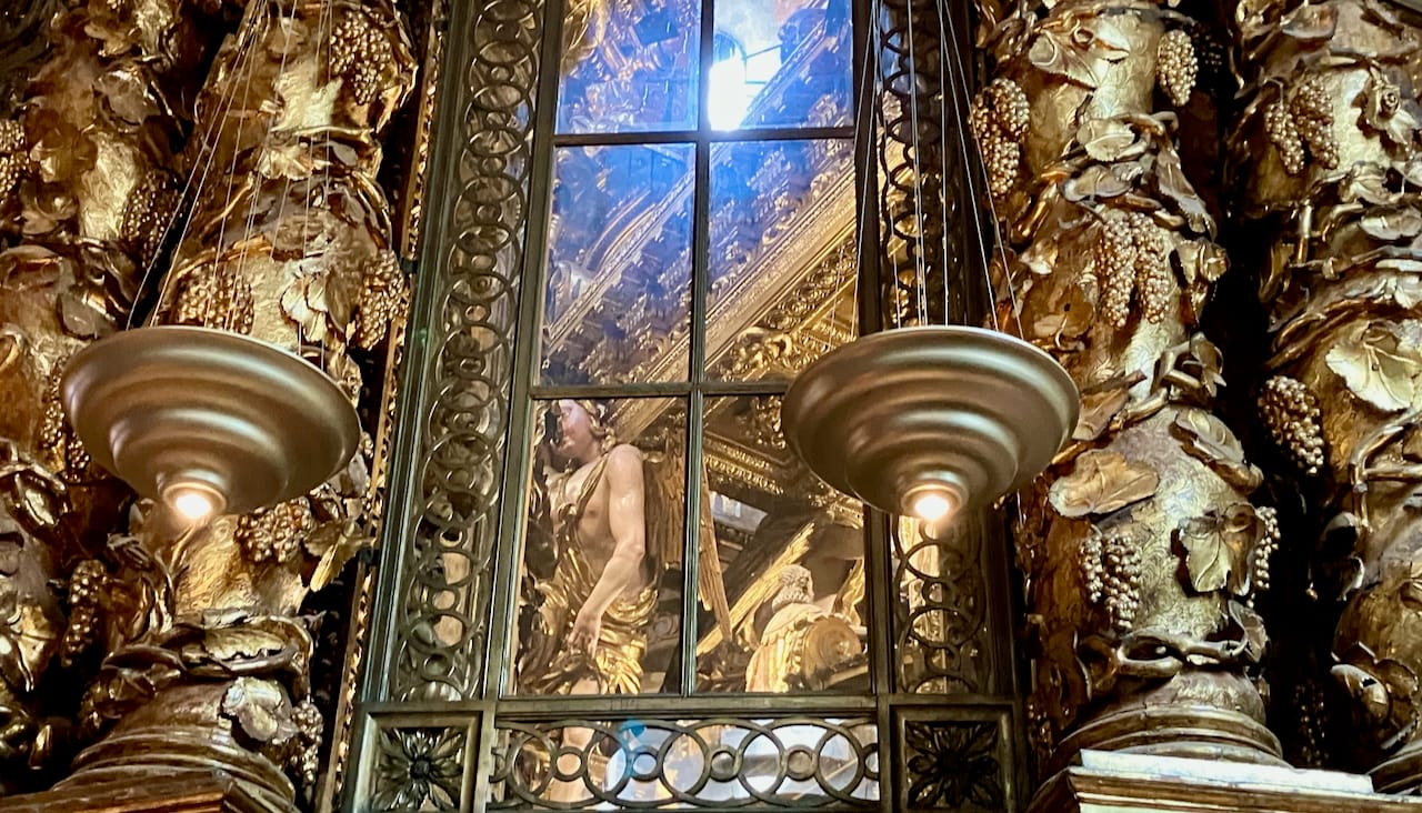 Details of Santiago Cathedral altar