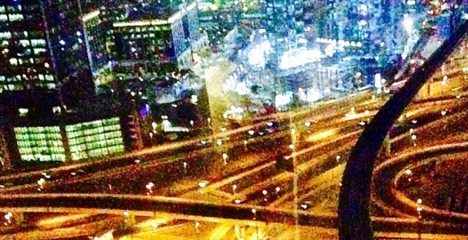 View of Downtown Dubai from Hotel room