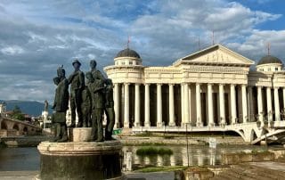 Skopje City Centre, the capital of Macedonia