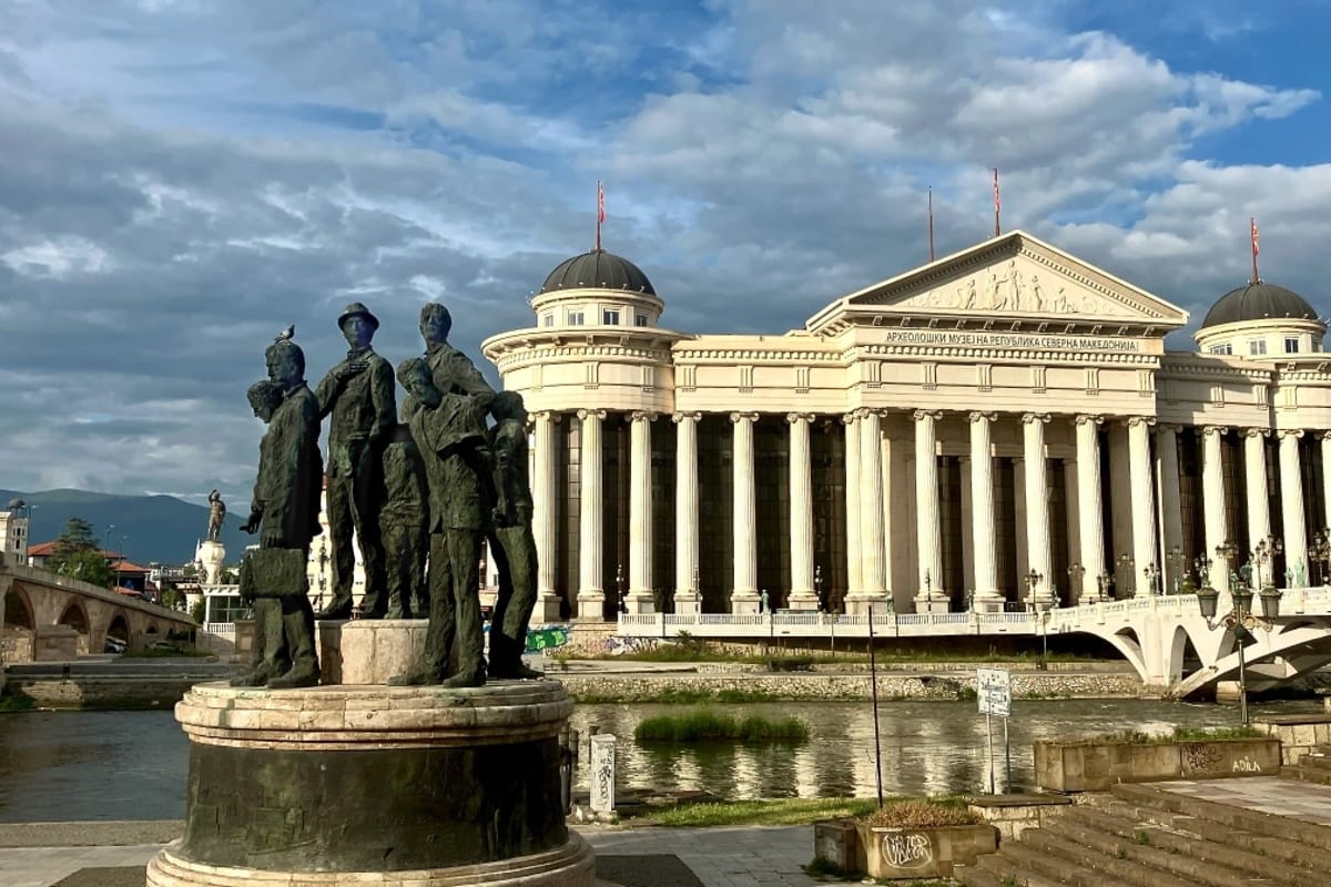 Skopje City Centre, the capital of Macedonia